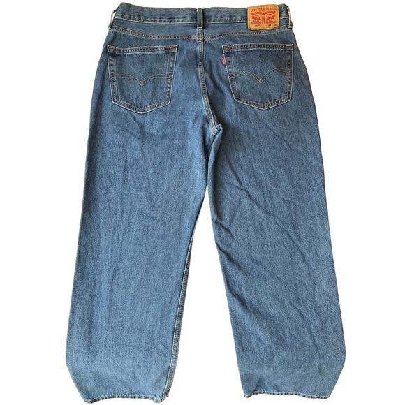Levi’s Men Jeans 550 Size W36xL30 Blue Straight Leg Mid Rise - Picture 12 of 12